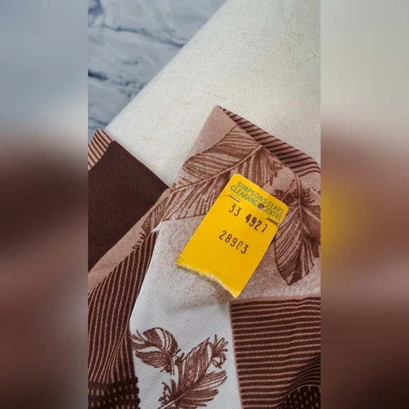 Sears Button Down Sport Shirt S/S Checkered Vintage 70s 80s Canada 16-16.5 Large - Picture 7 of 16